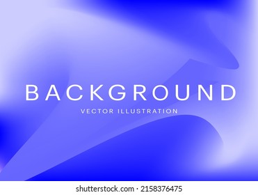 Abstract blue blurred gradient mesh background. Graphic color, modern banner, nature backdrop. Vector illustration.