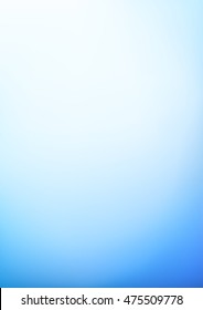 Abstract Blue Blurred Vector Portrait Background