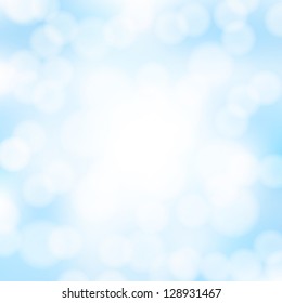 abstract blue bokeh background