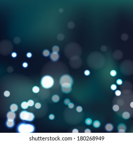 abstract blue bokeh background