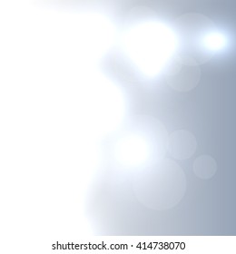 Abstract blue bokeh background