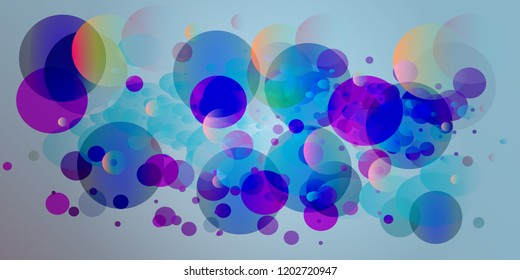 Abstract blue bokeh background. Abstract blurred glittering shine bulbs lights background. EPS 10