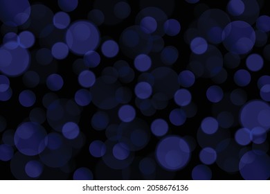 Abstract blue bokeh background. Abstract blurred light element that can be used for cover decoration.