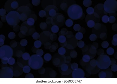 Abstract blue bokeh background. Abstract blurred light element that can be used for cover decoration.