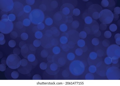 Abstract blue bokeh background. Abstract blurred light element that can be used for cover decoration.