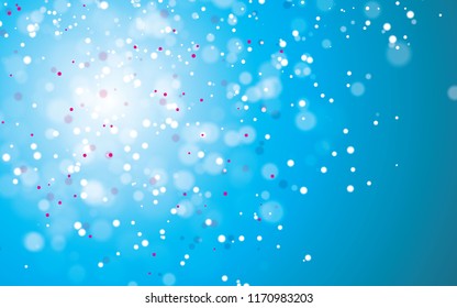 abstract blue bokeh background vector