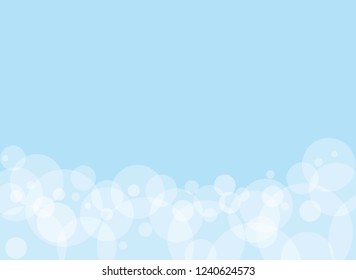abstract blue bokeh background. Vector illustration