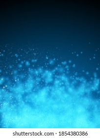Abstract blue bokeh background,  vector illustration