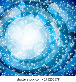 abstract blue bokeh defocused background