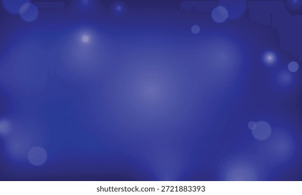 Abstractas fondo azul de la luz del bokeh con el resplandor suave y los círculos borrosos para la tecnología moderna, los negocios, y el diseño digital