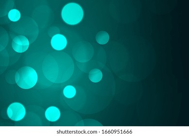 luz de bokeh azul abstracta sobre fondo oscuro