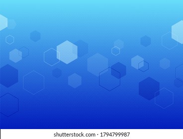abstract blue bokeh lights effect background. vector illustration.