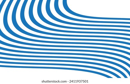 abstract blue bold wave line pattern.