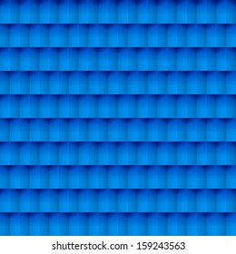 Abstract blue brick background. Pattern in geometric style. 