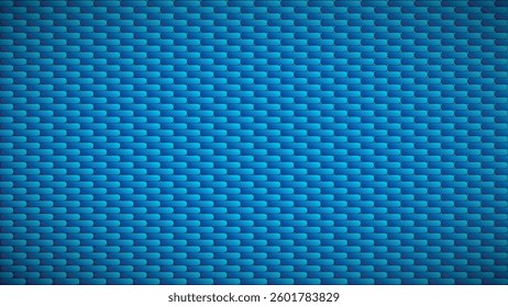 Abstract blue bricks art background