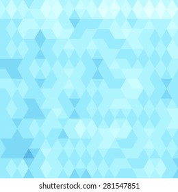 abstract blue bright background with triangles