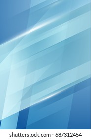 Abstract blue brochure background. Vector EPS10