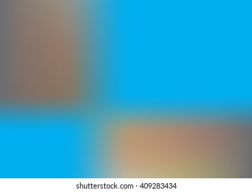 Abstract blue and brown background with cross