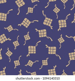 Abstract blue brown rhombus eid vintage. A playful, modern, and flexible pattern for brand who has cute and fun style. Repeated pattern. Happy, bright, and magical mood.