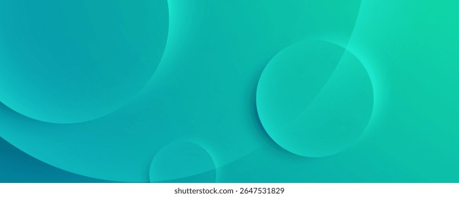 Abstract Blue Bubble Background with Light and Wave Design