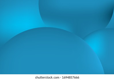 abstract blue bubble mesh gradient background and wallpaper.