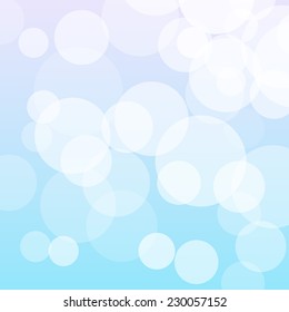 Abstract blue bubbles background