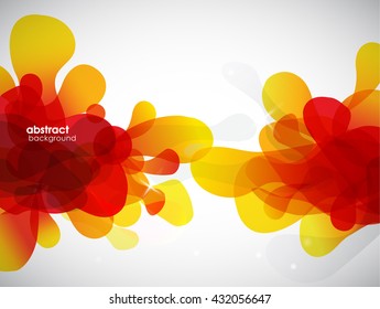 Abstract blue bubbles with place for your own text.