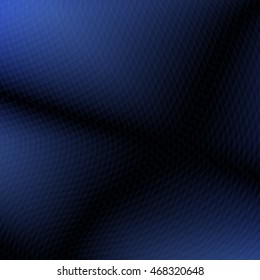 Abstract blue business background with lines and shadows. Vector illustration with lines