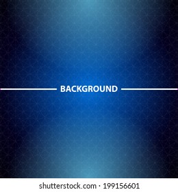 Abstract blue business background with technology triangles