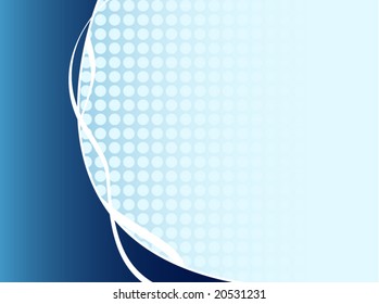 abstract blue business background - vector image