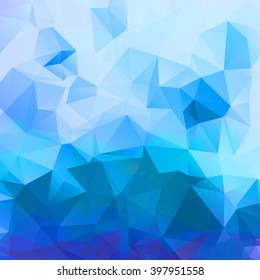 Abstract Blue Business Background. Vector triangle pattern. Eps 10