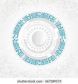 Abstract blue business science or technology background