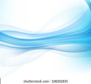 abstract blue business technology colorful wave vector background