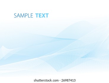 Abstract blue card