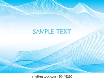 Abstract blue card