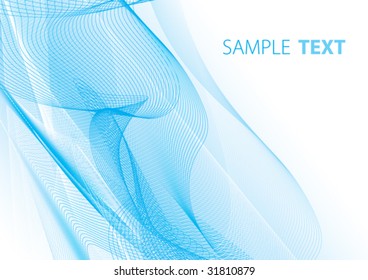 Abstract blue card