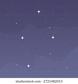 Fundo abstrato da fantasia celestial azul