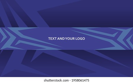 Abstract Blue Channel Banner Template for your channel