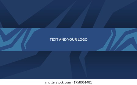 Abstract Blue Channel Banner Template for your channel