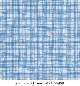 Abstract  blue checkered  pattern ,dry brush texture trendy and stylish background for fabric pattern, wallpaper, gift wrapping, packaging, brochure cover template design.
