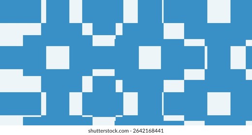 Abstract blue checkered texture in vector.eps10