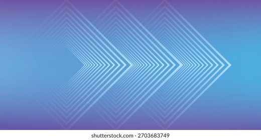 Padrão de divisa azul abstrato com linhas brilhantes, criando um sentido dinâmico de profundidade e movimento para frente.