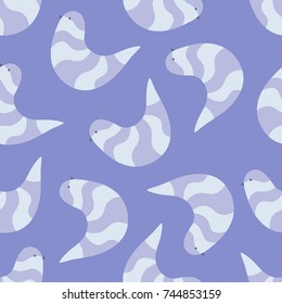 Abstract blue chicken pattern background. Vector illustration