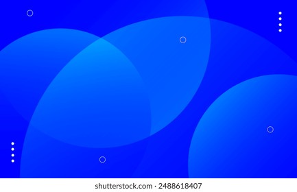 abstract blue circle background, gradient color, vector design. template for poster, brochure, leaflet, flyer, card, banner, book cover, wallpaper, web, backdrop