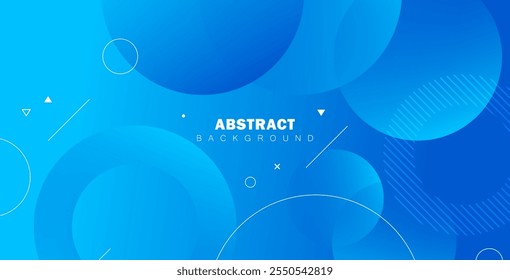 Abstract blue circle background with a smooth blue gradient. Features geometric patterns, ideal for modern designs, digital projects, banners, and creative visual presentations.