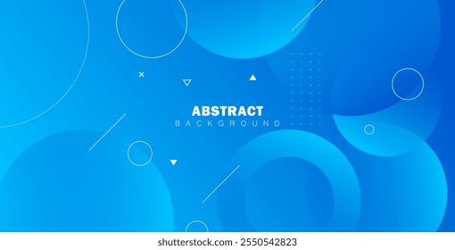 Abstract blue circle background with a smooth blue gradient. Features geometric patterns, ideal for modern designs, digital projects, banners, and creative visual presentations.