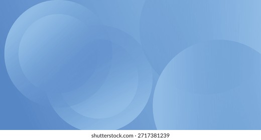 Fundo De Círculo Azul Abstrato Com Gradientes Suaves Para Calmo, Design Moderno