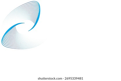 Abstract blue circle background stock illustration