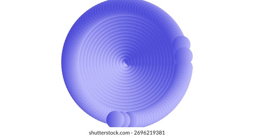 Fondo de círculo azul Abstractas Ilustración de stock