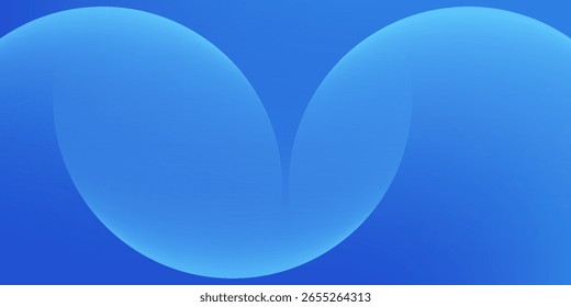 Fundo do círculo azul abstrato com sutil gradiente azul. Com padrões geométricos, ideais para projetos modernos, projetos digitais, banners e apresentações visuais criativas.	